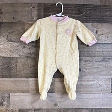 Roupas vintage para bebês meninas Carter's de apenas um ano tamanho 6M com pés de pressão dorminhoco comprar usado  Enviando para Brazil