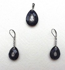 Tear drop diamonique for sale  DUNOON