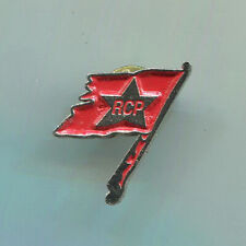 Broche c. 1975 emblema do Partido Comunista Revolucionário RCP causa protesto avakiano comprar usado  Enviando para Brazil