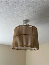 Bamboo style lampshade for sale  BRAINTREE