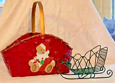 Decorative christmas baskets for sale  Saint Clair Shores