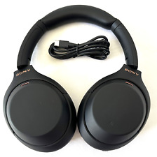 Fones de ouvido estéreo Sony WH-1000XM4 sem fio premium cancelamento de ruído preto 1 comprar usado  Enviando para Brazil