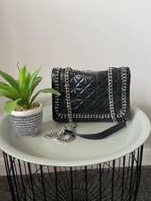 Zara black leather for sale  CONGLETON