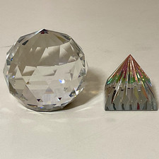 Faceted crystal ball for sale Faceted crystal ball for sale  COULSDON