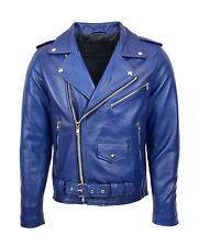 Men blue biker for sale  Snellville