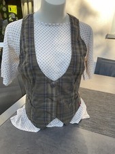 Weste kariert blau gebraucht kaufen  Plettenberg