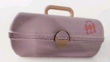 Estojo rígido de maquiagem caboodles vintage lavanda roxo espelho, organizador modelo 2620 EUA comprar usado  Enviando para Brazil