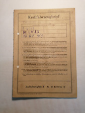 Kfz brief fahrzeugbrief gebraucht kaufen  Schönberg