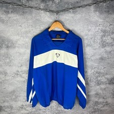 Camisa de rugby masculina vintage Nike Team azul XL algodão logotipo listrado colarinho retrô comprar usado  Enviando para Brazil