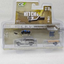Greenlight 1:64 2021 Ford Bronco Black Diamond com reboque utilitário de motocicleta comprar usado  Enviando para Brazil