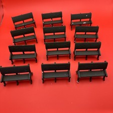 Dept 56 Acessórios VILLAGE PARK BENCH, Conjunto de 12 na caixa, 51098, (C-5), usado comprar usado  Enviando para Brazil