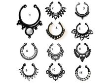 Piercing black septum usato  Vercelli