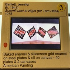 Jennifer Bartlett “summit Lost At Night” arte conceitual 35mm slide, usado comprar usado  Enviando para Brazil
