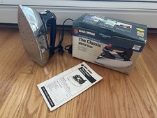 Black & Decker The Classic ferro seco a vapor F63D utensílios domésticos cromados funcionando comprar usado  Enviando para Brazil