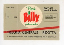Biglietto basket play usato  Milano