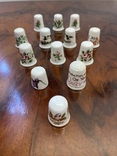 Bundle ceramic thimbles for sale  ASHBY-DE-LA-ZOUCH