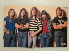 Iron Maiden /Skid Row  - Very rare poster from Sweden 1990 43x28 cm na sprzedaż  PL