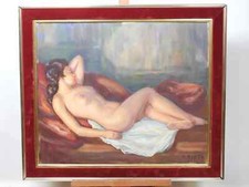 Huuile toile couché d'occasion  Tours-