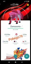Pokémon Go - Zamazenta Brilhante com Fundo Especial Go Fest (Comércio 20k ou PT.C) comprar usado  Enviando para Brazil