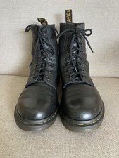 Martens black leather for sale  NORTHALLERTON