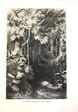 Gravure rivière mouillage d'occasion  Martigues