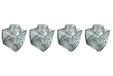 Square glass jars for sale  WATFORD