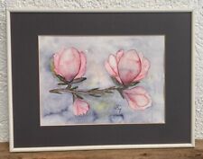 Magnolie riginal aquarell gebraucht kaufen  Deutschland