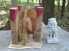 Concrete lion sitting for sale  Owosso