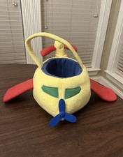 Cesta de Páscoa de pelúcia de avião caça aos ovos Halloween truque ou tratamento avião jato crianças comprar usado  Enviando para Brazil