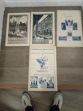 Lot affiches chemins d'occasion  Bastia-