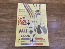 Programme charity shield for sale  ALTRINCHAM
