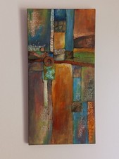 Abstract painting metal for sale  Milwaukee