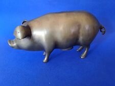 Vintage brass piggy for sale  ALDERLEY EDGE