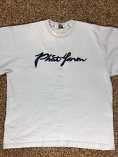 Camisa de algodão pesada bordada vintage Phat Farm azul manga curta feita nos EUA XXL comprar usado  Enviando para Brazil