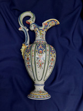 Large ewer faience d'occasion  Expédié en Belgium