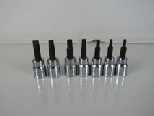 CONJUNTO DE BROCAS TORX STANLEY 7 peças - unidade de 3/8" profissional EUA T50-T15 comprar usado  Enviando para Brazil