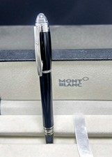 Caneta esferográfica Montblanc Starwalker rolo corpo preto + clipe prata I tinta preta comprar usado  Enviando para Brazil
