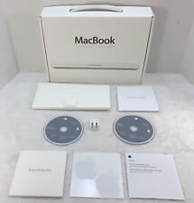 Usado, Apple MacBook A1342 Caja Adaptador Manuales Instalar DVDs Pegatinas SOLO SIN PORTÁTIL segunda mano  Embacar hacia Argentina