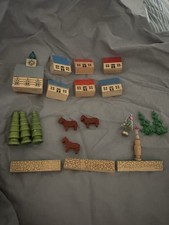 Vintage wood village for sale  Fallbrook