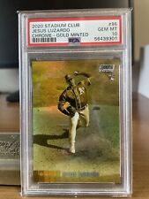 Jesus Luzardo 2020 Topps Stadium Club Chrome refrator cunhado a ouro #95 PSA 10 SP comprar usado  Enviando para Brazil