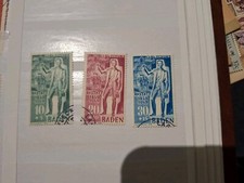 Allemagne baden timbres d'occasion  Berck