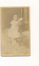 Cdv fillette blanc d'occasion  Bar-sur-Seine