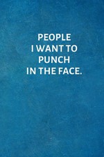 Usado, People I Want To Punch In The Face.: Office Lined Blank Notebook Journal wit... comprar usado  Enviando para Brazil
