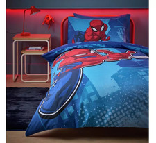 Spiderman single blue for sale  BRADFORD