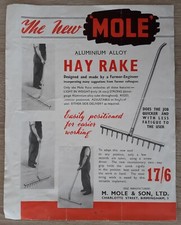 Mole aluminium alloy for sale  BOURNE