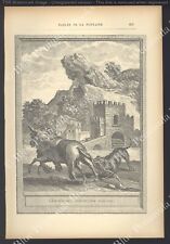Gravure fables fontaine d'occasion  Douarnenez