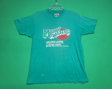 Camisa vintage anos 80 Muddy Waters adulto grande verde bar e restaurante ponto único, usado comprar usado  Enviando para Brazil