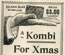 1896 CHRISTMAS Kombi Miniatura Câmera de Bolso Equipamento de Fotografia Homem Mão 8835, usado comprar usado  Enviando para Brazil
