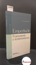 Empedocles. and tonelli usato  Italia