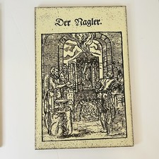 Rebites de azulejos italianos antigos Semigres -Fabricante de unhas da 16ª xilogravura por Jost Amman comprar usado  Enviando para Brazil